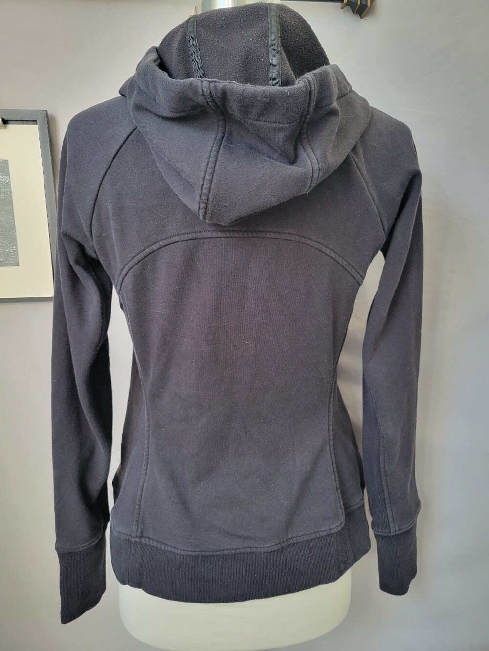 Athleta Triumph Hoodie Sweatshirt Black S - Picture 3 of 12